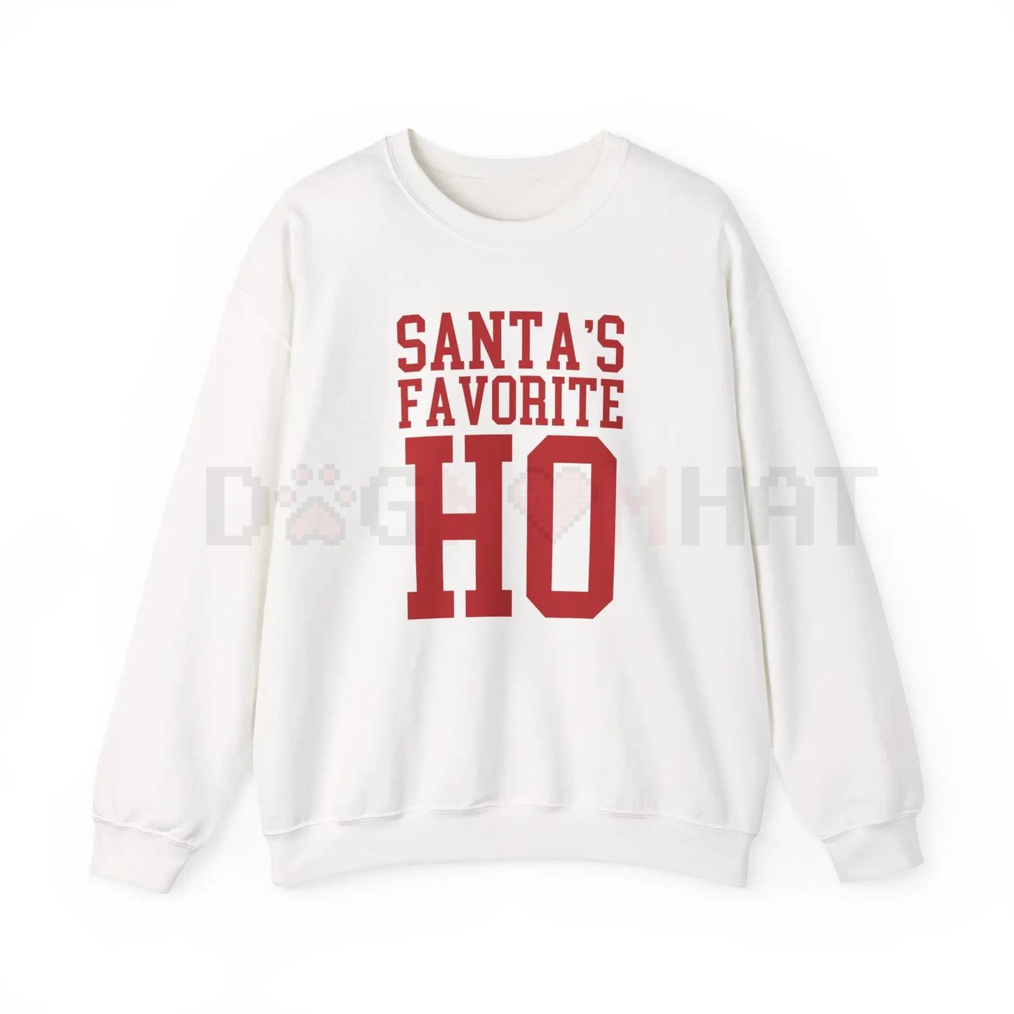 Edgy 'Santa's Favorite Ho' Viral Christmas Crewneck