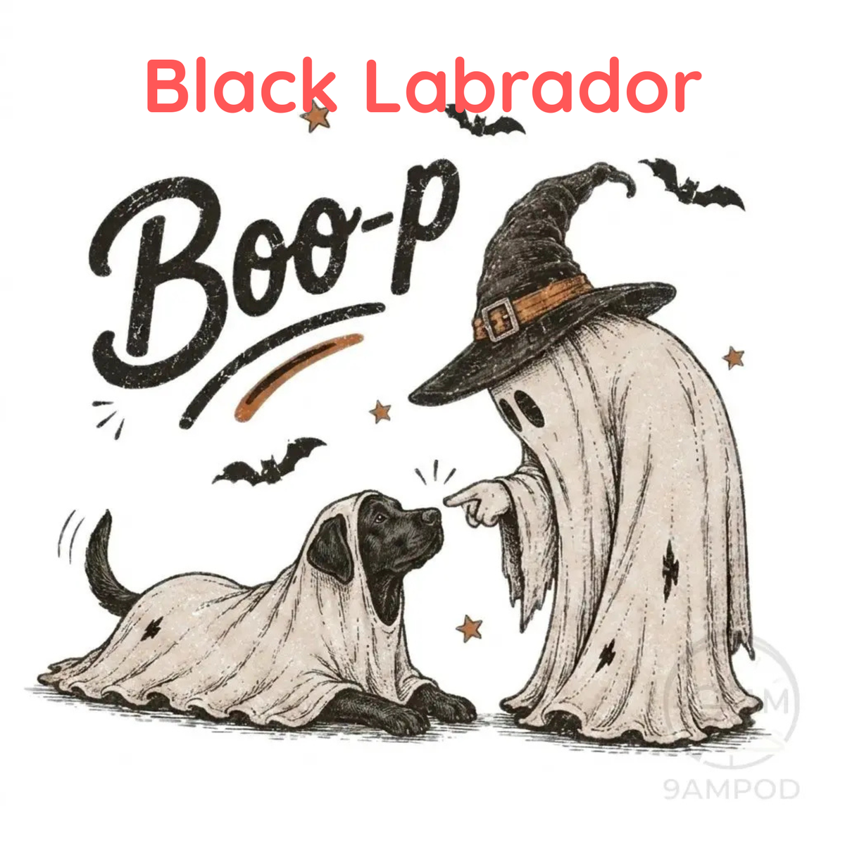 Funny Halloween Dog Mom Shirt - Boo-p Ghost Dog Comfort Colors® T-Shirt