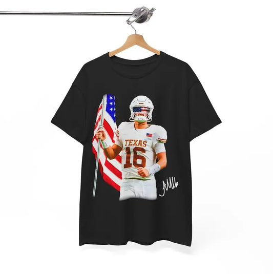 Arch Manning USA T-Shirt – American Football Quarterback Tee - Dogmomhat