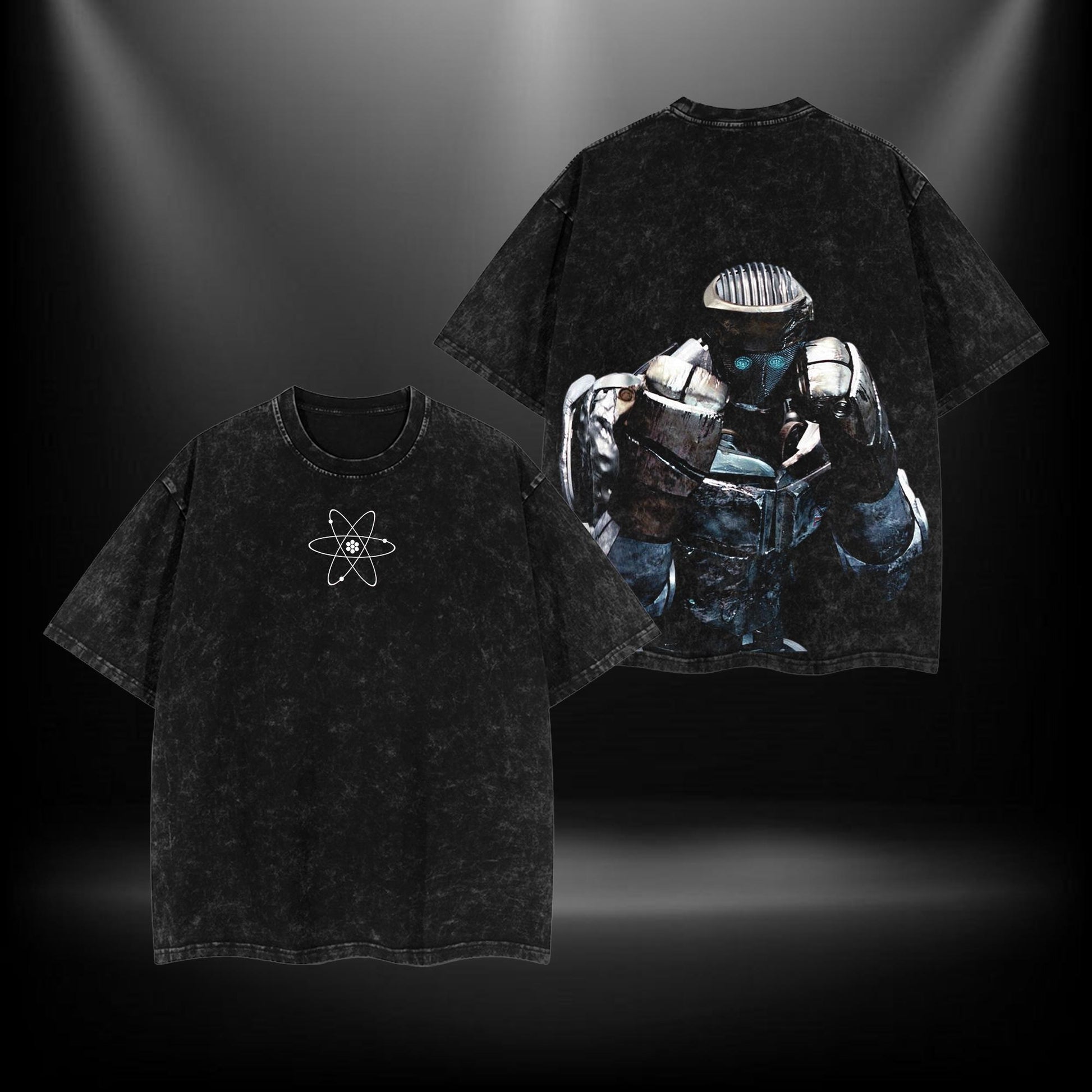 Atom-Inspired Robot T-Shirt – Sci-Fi Graphic Tee for Movie Fans, Oversized or Regular Fit Men’s Casual Shirt - Dogmomhat