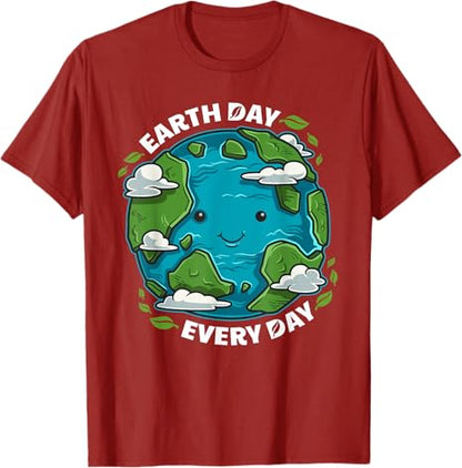 Aesthetic "Earth Day Every Day" T-Shirt
