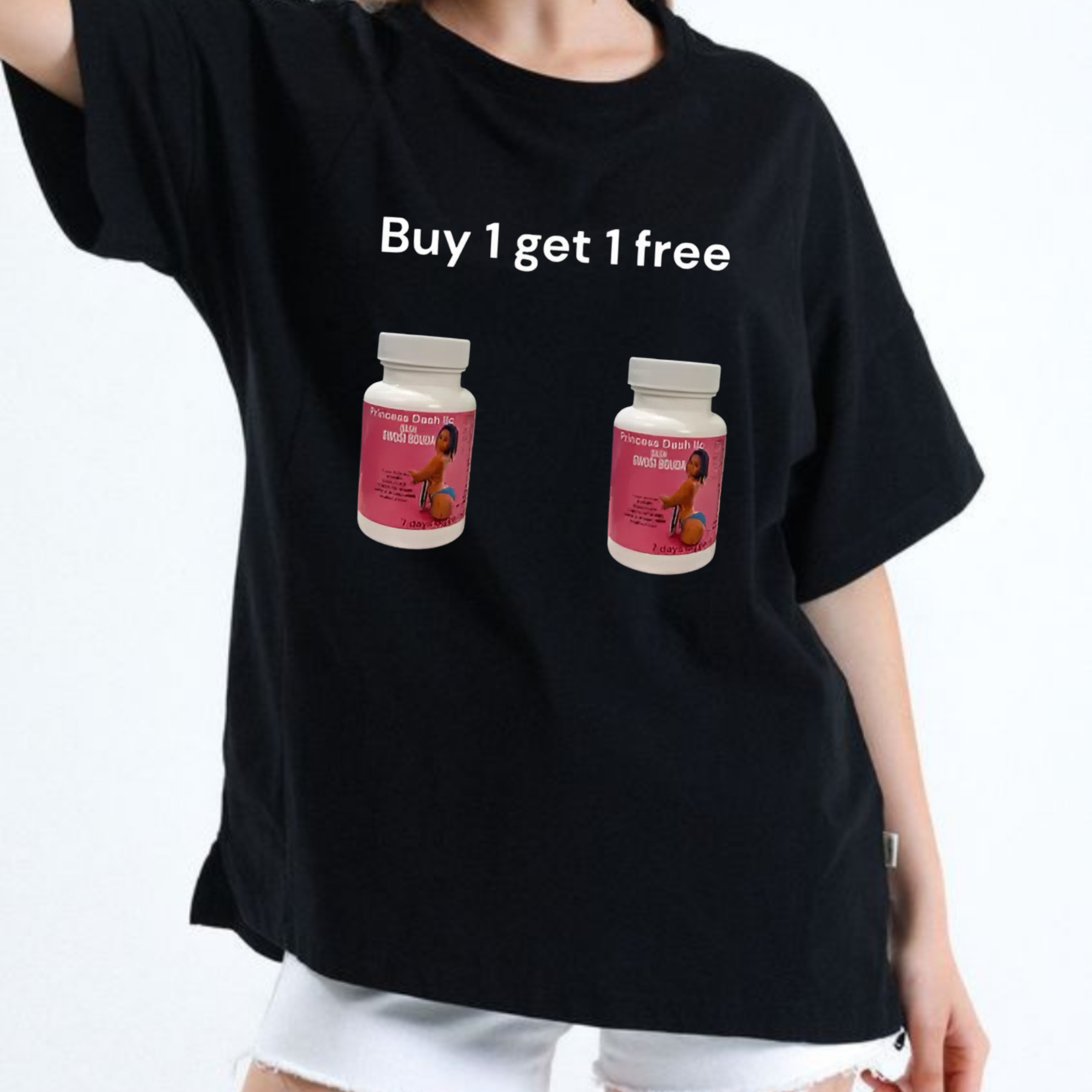 "Bel Bouda Anform" Women's T-Shirt – BOGO Free Black Tee, Empowering Graphic Design, Unique & Stylish Top - Dogmomhat