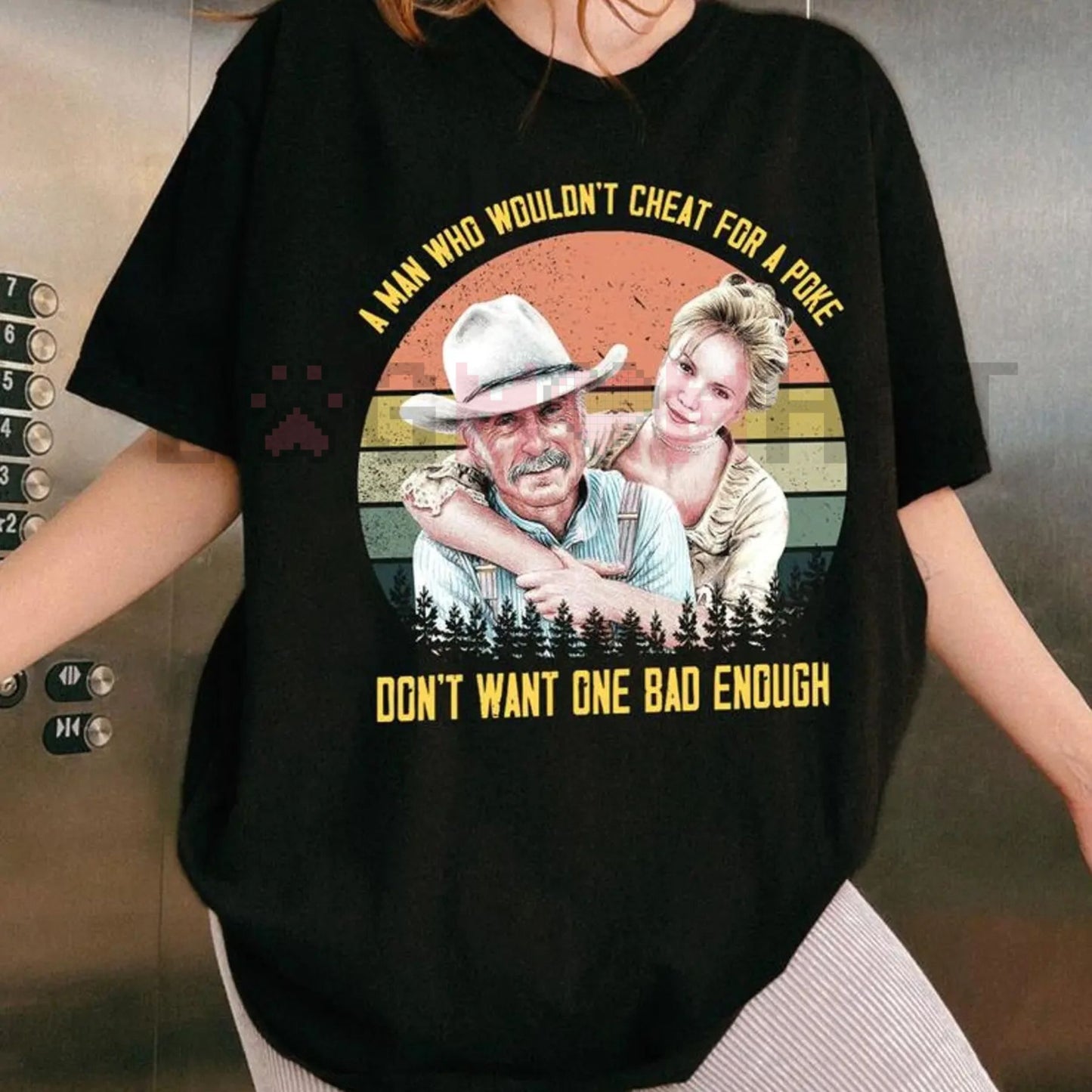 Best Cowboy Movie Quote Shirt – Vintage Western Movie 90s Iconic Old West Slogan Tee-Dogmomhat