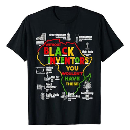Black Inventors Black History Month T-Shirt – Juneteenth Dashiki Graphic Tee - Dogmomhat