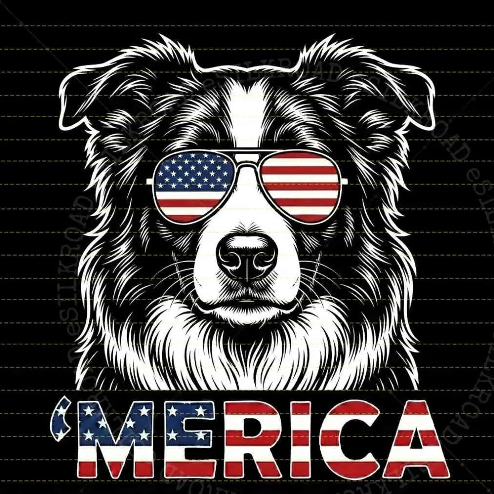 "Patriotic Pups" 4th of July Dog Lover T-Shirt