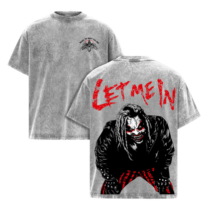 Bray Wyatt "Let Me In" Vintage T-Shirt – Wrestler Shirt, WWE T-shirt, The Fiend, Unisex Graphic Tee - Dogmomhat