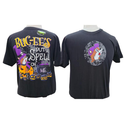 Buc-ee's 2025 Halloween Glow-in-the-Dark "Put a Spell on Me" T-Shirt - Dogmomhta