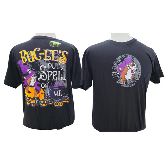 Buc-ee's 2025 Halloween Glow-in-the-Dark "Put a Spell on Me" T-Shirt - Dogmomhta