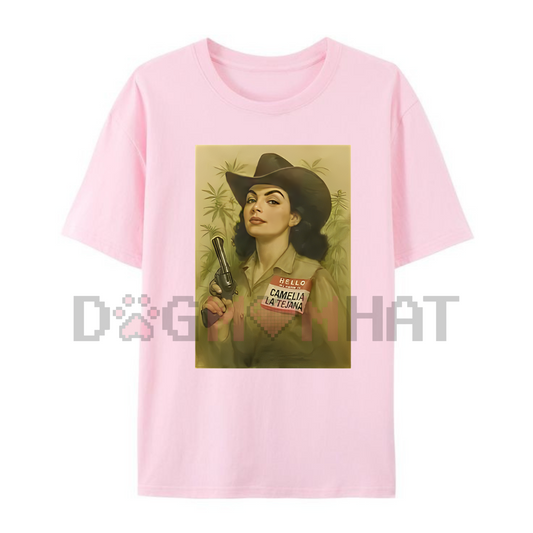 "Camelia la Tejana" T-Shirt – Mexican Folk Corridos Tee - Dogmomhat