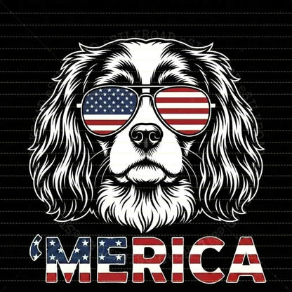 "Patriotic Pups" 4th of July Dog Lover T-Shirt