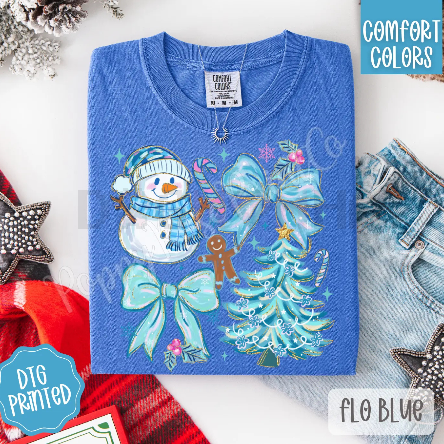 Comfort Colors® 'I'll Have a Blue Christmas' T-Shirt – Unisex Retro Holiday Song Tee - dogmomhat