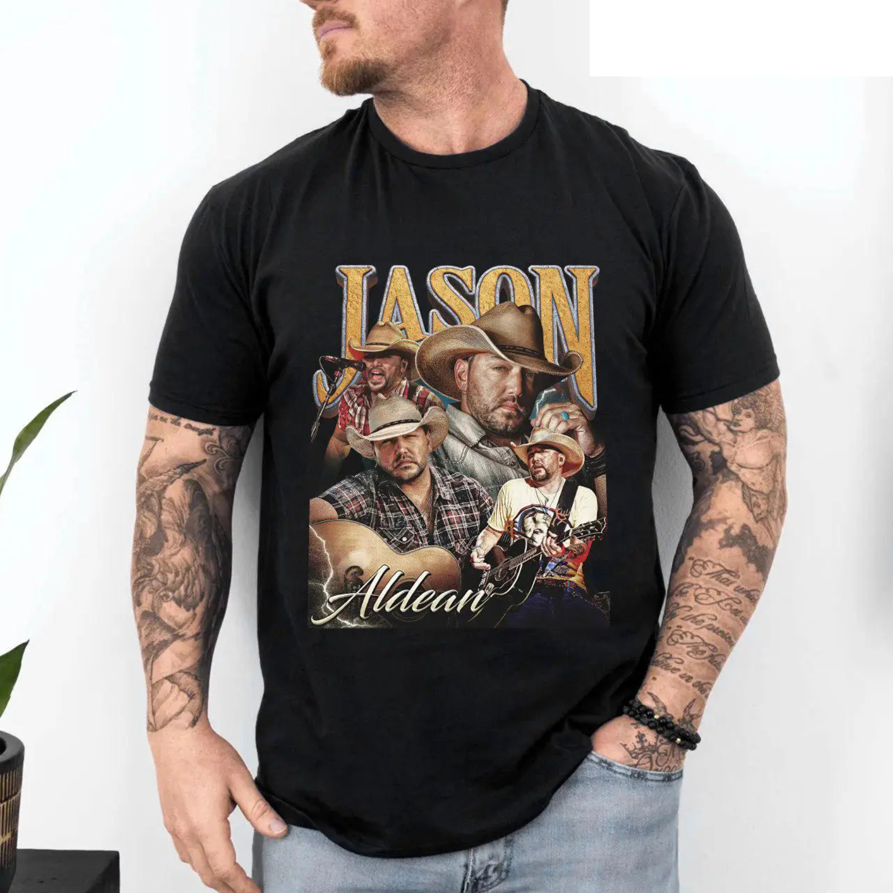 Country Tour Cowboy T-Shirt – Vintage Concert Graphic Tee - Dogmomhat