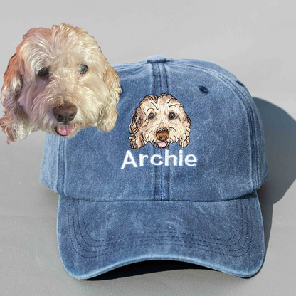 Custom Dog Face Photo Hat