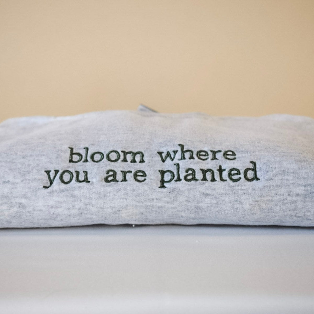 Custom Bloom Where You Are Planted Embroidered Crewneck Sweatshirt & Hoodie, Unique Gift for Friends