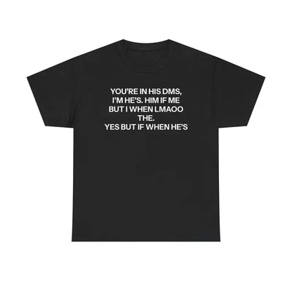 "DMs" T-Shirt - Funny 'Direct Messages' Social Media Tee - Dogmomhat