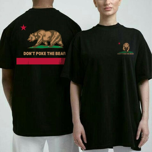 "DON'T POKE THE BEAR" 2-Sided T-Shirt - Protest Bear Unisex Tee - Dogmomhat