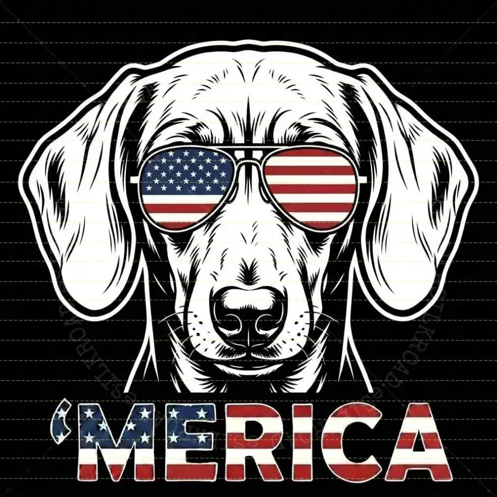 "Patriotic Pups" 4th of July Dog Lover T-Shirt