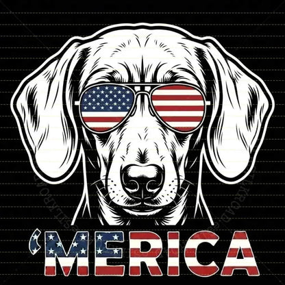 "Patriotic Pups" 4th of July Dog Lover T-Shirt