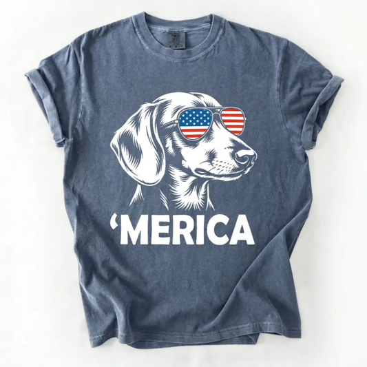 Patriotic Dog 4th of July T-Shirt
