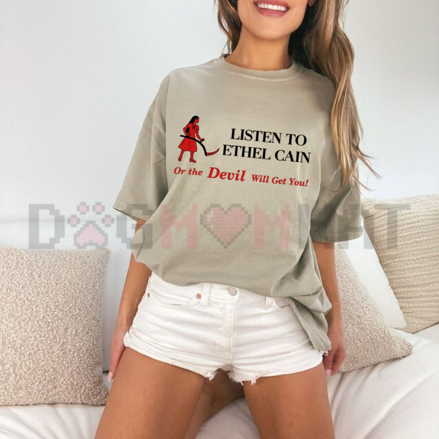"Daughter Of Cain" Indie Music Shirt – Ethel Cain Southern Gothic Tee - Dogmomhat