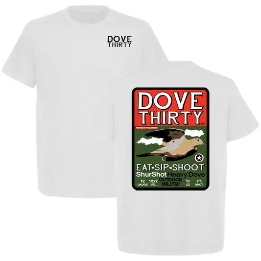 Dove Thirty Hunting T-Shirt – Funny Vintage Design for Dove Hunters - Dogmomhat