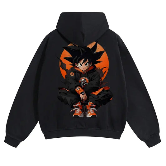 Dragon Ball DBZ Viral Anime Graphic Hoodie – Unisex 90s Retro Pullover - Dogmomhat