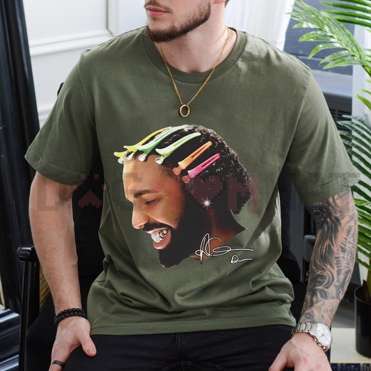 Drake "For All The Dogs" Big Face Graphic Tee – Premium Hip-Hop Streetwear - Dogmomhat