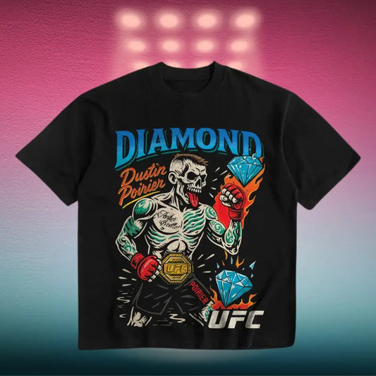 Dustin Poirier “Diamond” T-Shirt – UFC Champion Graphic Tee for Men & Women, Poirier Fan Gear - Dogmomhat