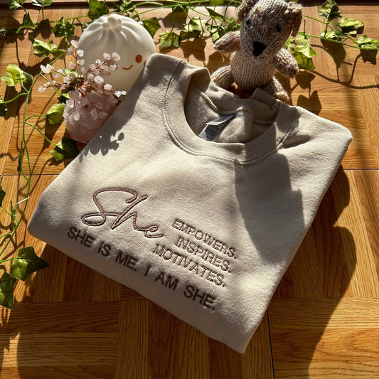 Empowering Mom Sweatshirts Embroidered, Mama Sweatshirt, Positive Hoodie, Empowering Sweatshirt, Mother's Day Gift