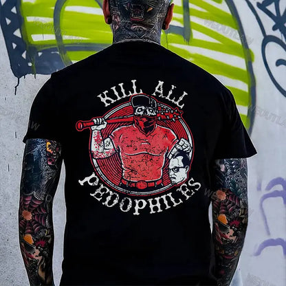 💖🗣️ Speak Up. Stand for the Voiceless.
Our "End All Pedo" Print T-Shirt is a powerful statement of solidarity and a call to action against abuse. This isn't just a shirt—it’s a symbol of your unwavering commitment to protect the vulnerable and advocate for a safer world. Wear this tee to raise awareness and let your voice be heard in the fight to end abuse.

"End All Pedo" Print T-Shirt – Anti-Abuse Advocate Apparel, Unisex Statement Tee - Dogmomhat
