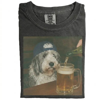 Dog Breeds "Available Beer" Vintage 90s T-Shirt