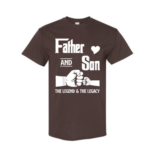 "Father and Son" Matching T-Shirts - Fists Design, Father's Day Gift - Dogmomhat