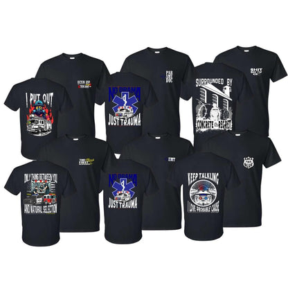 First Responder T-Shirt – Patriotic Graphic Tee to Honor Everyday Heroes in Uniform