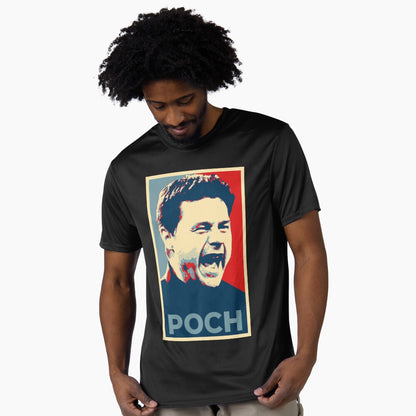 Front view of the Pochettino Hope Classic T-Shirt in a casual setting - Dogmomhat