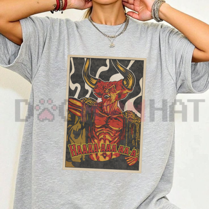 Front view of the Vintage Darkness Tim Curry T-Shirt showing the Lord Darkness movie graphic printed across the chest. - dogmomhat