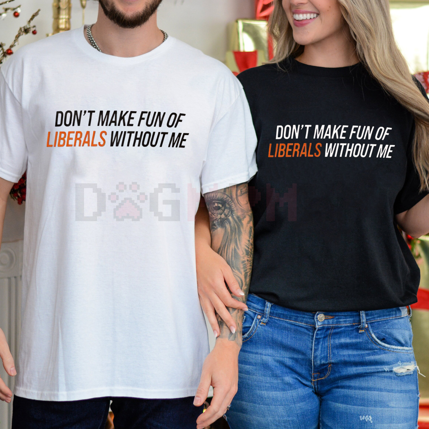 Funny Conservative "Don't Make Fun of Liberals" T-Shirt - dogmomhat