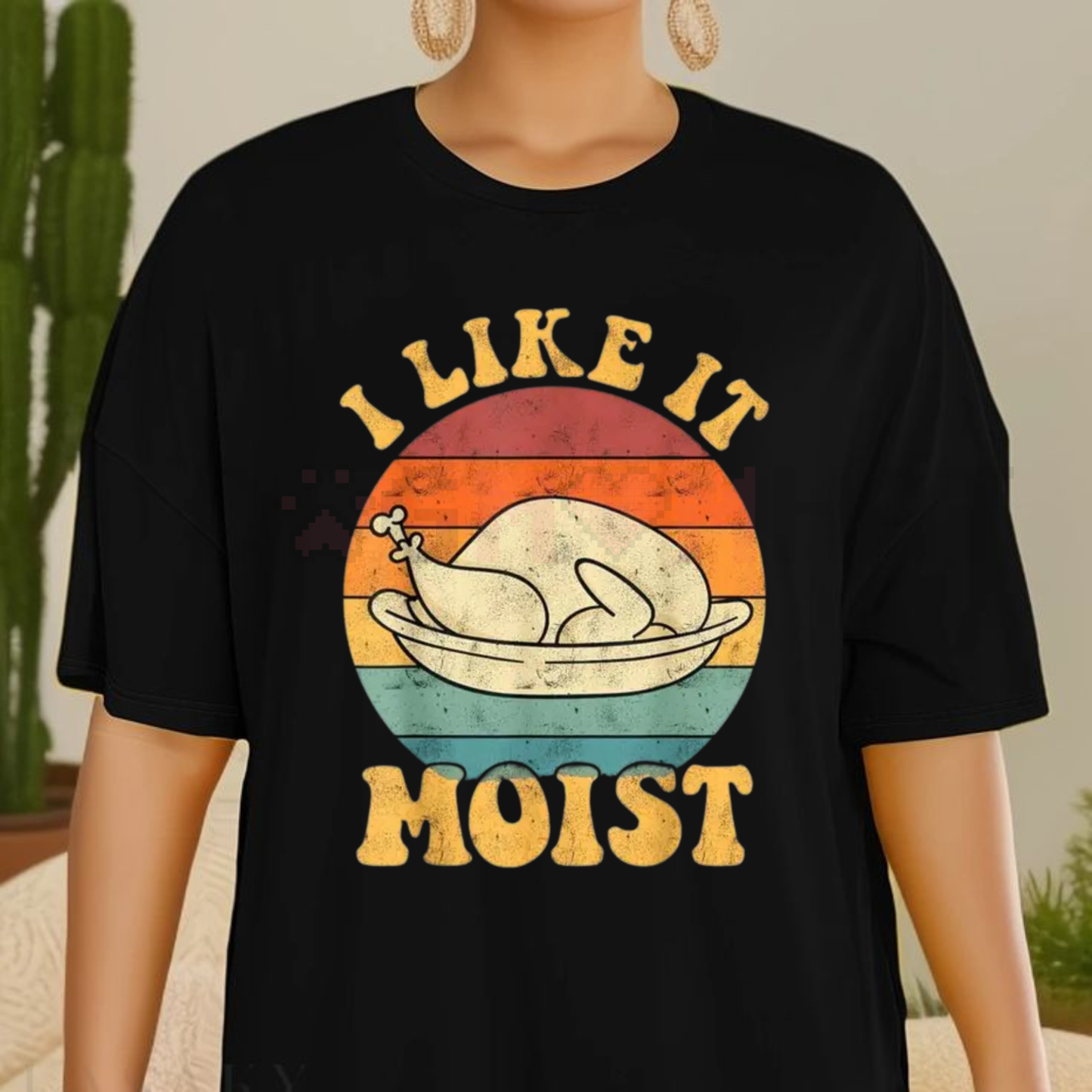Funny 'I Like It Moist' Thanksgiving Turkey Tee - dogmomhat
