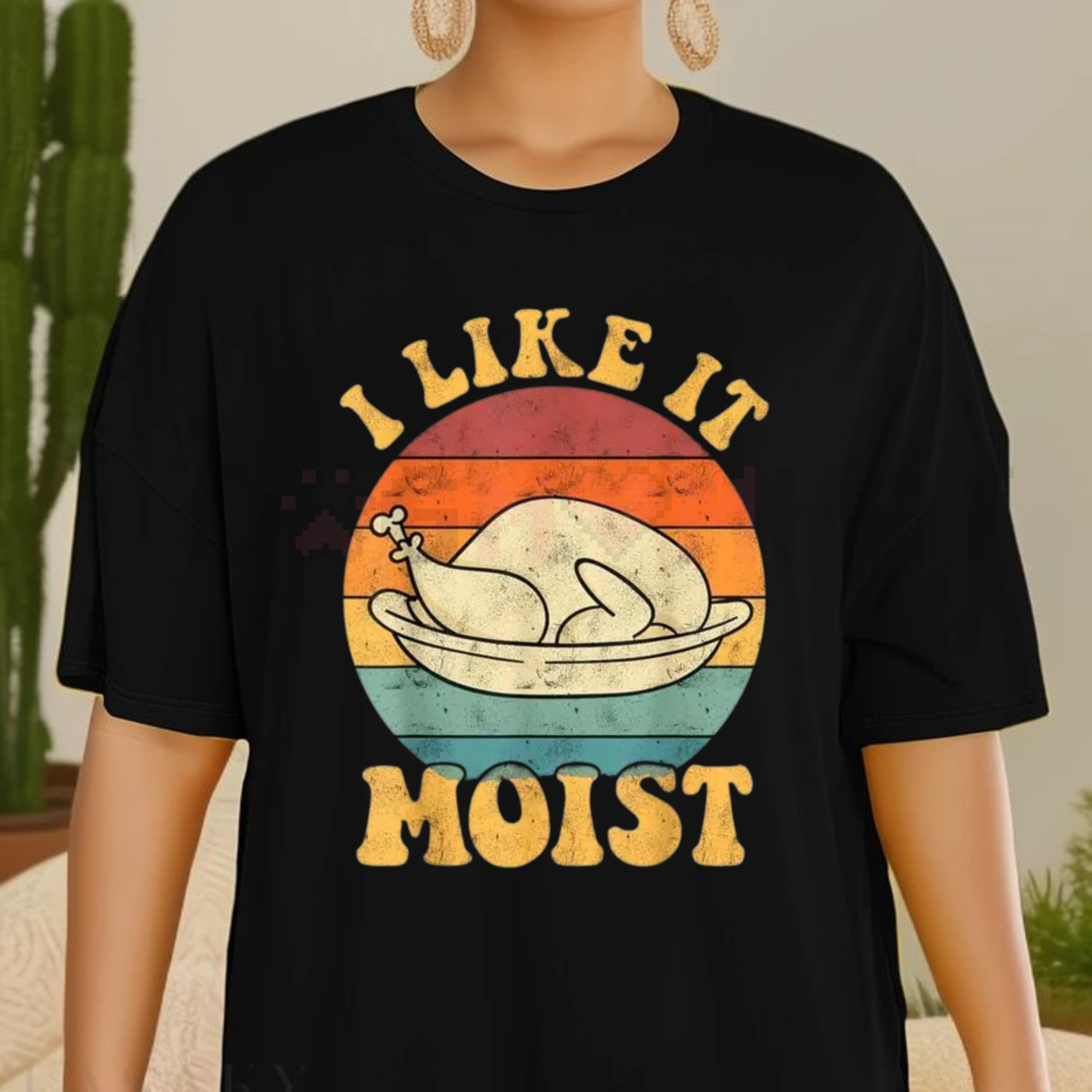 Funny 'I Like It Moist' Thanksgiving Turkey Tee - dogmomhat