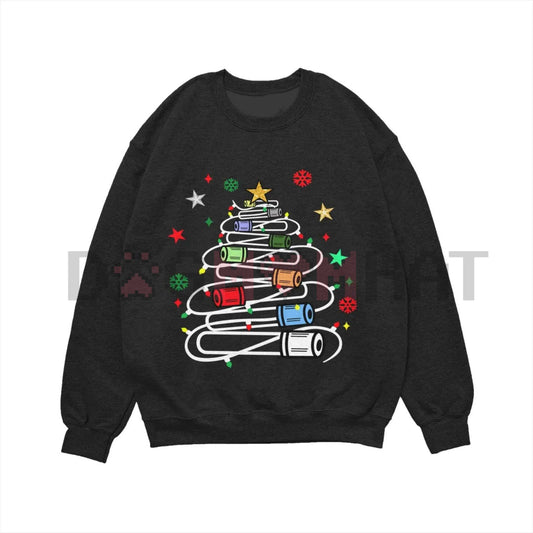 Funny Phlebotomy Christmas Sweatshirt – "Vein Finder" Holiday Graphic Jumper Gift-Dogmomhat