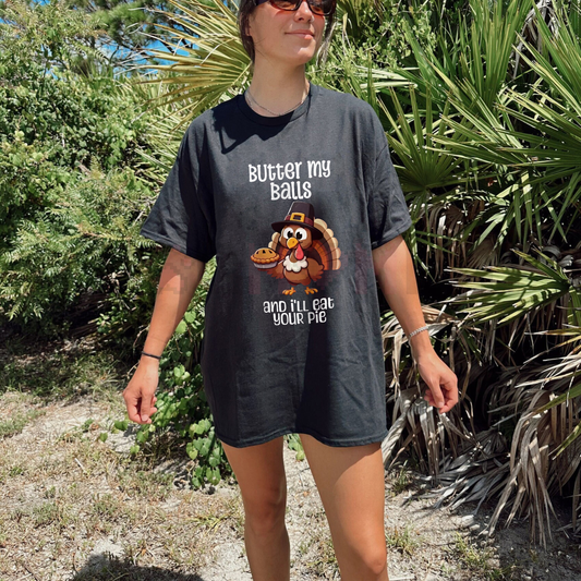 Funny Thanksgiving Slogan T-Shirt – Unisex Turkey Day Dinner Outfit - dogmomhat