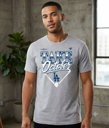 LA City Baseball 2026 Championship Distressed Graphic T-Shirt