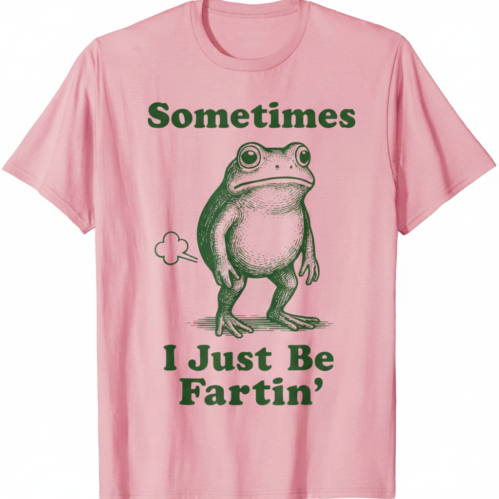 "Sometimes I Just Be Fartin'" Frog T-Shirt
