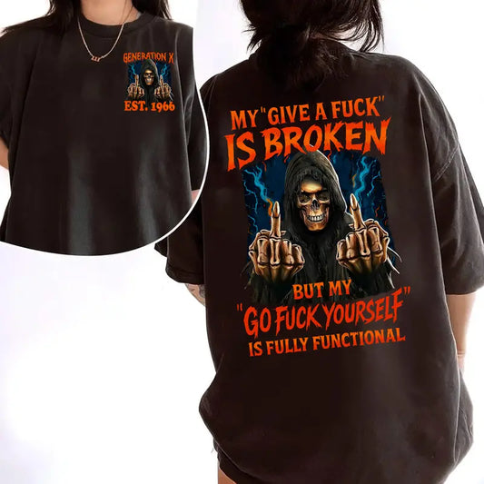Gen X FAFOT T-Shirt - Custom Year Badass Generation Tee - Dogmomhat