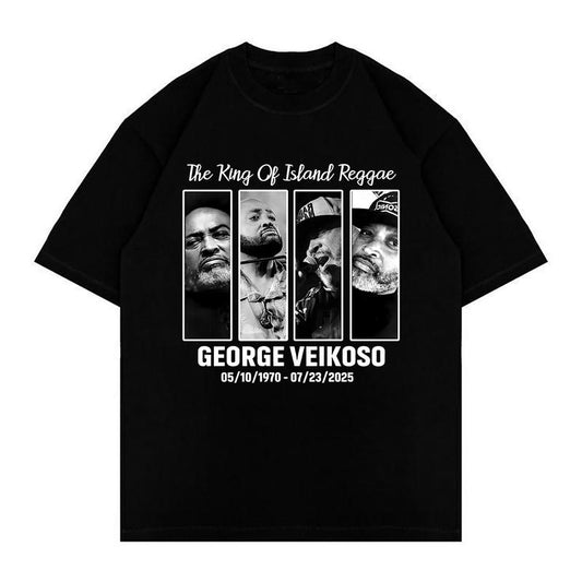 George Veikoso Fiji Memorial 1970-2025 "King of Island Reggae" Shirt - Dogmomhat