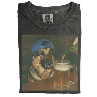 Dog Breeds "Available Beer" Vintage 90s T-Shirt