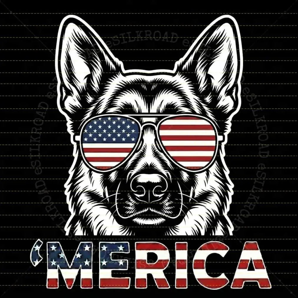 "Patriotic Pups" 4th of July Dog Lover T-Shirt