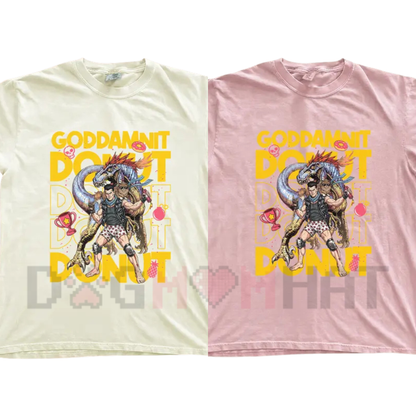 "Goddamnit Donut" T-Shirt – Funny LitRPG Sci-Fi Graphic Tee - Dogmomhat