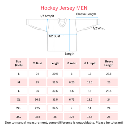 National Lampoon's Clark Griswold Hockey Jersey – Funny Christmas Vacation Fan Gag Gift