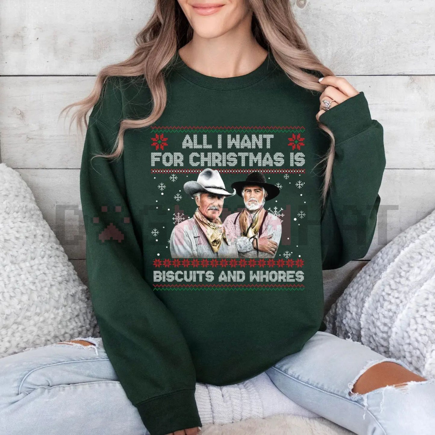"Holy Shit Where's the Tylenol" Ugly Sweatshirt – Funny Christmas Vacation Quote Jumper-Dogmomhat