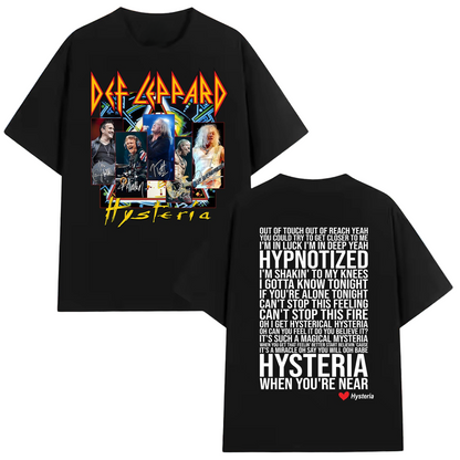 Hysteria Pyromania Rock Shirt – 80s 90s DL Album Unisex T-Shirt - dogmomhat